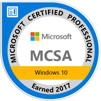 MCSA Windows 10